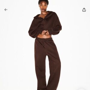 Skims boyfriend fleece set NWOT!